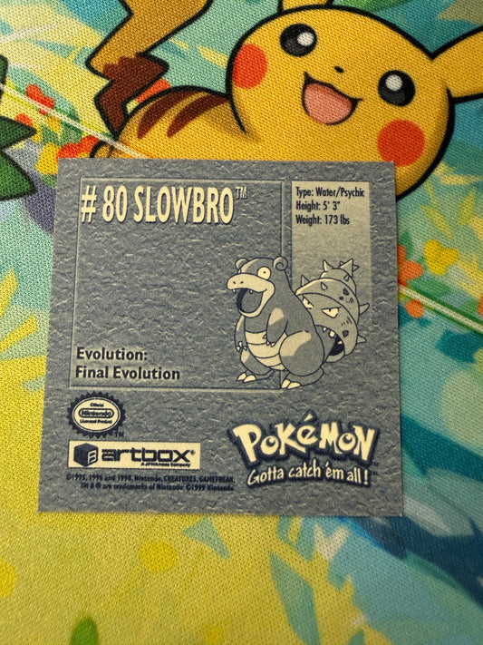 Slowbro #80 | Pokemon Artbox Stickers