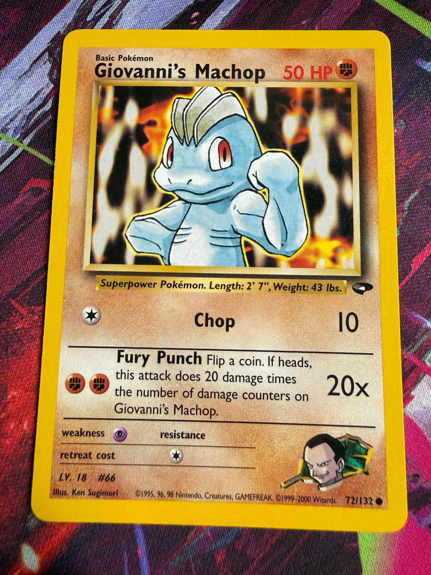 Giovanni's Machop #72 Pokemon Gym Challenge