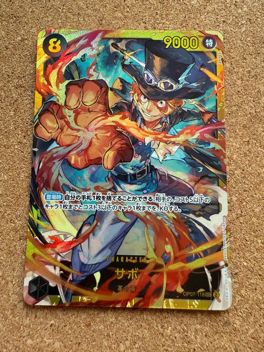 Sabo OP07-118 SEC | Japanese | One Piece The Best Vol. 2 [PRB-02]