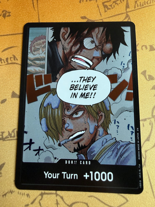 DON!! Card [Sanji & Luffy] One Piece Starter Deck 11: Uta