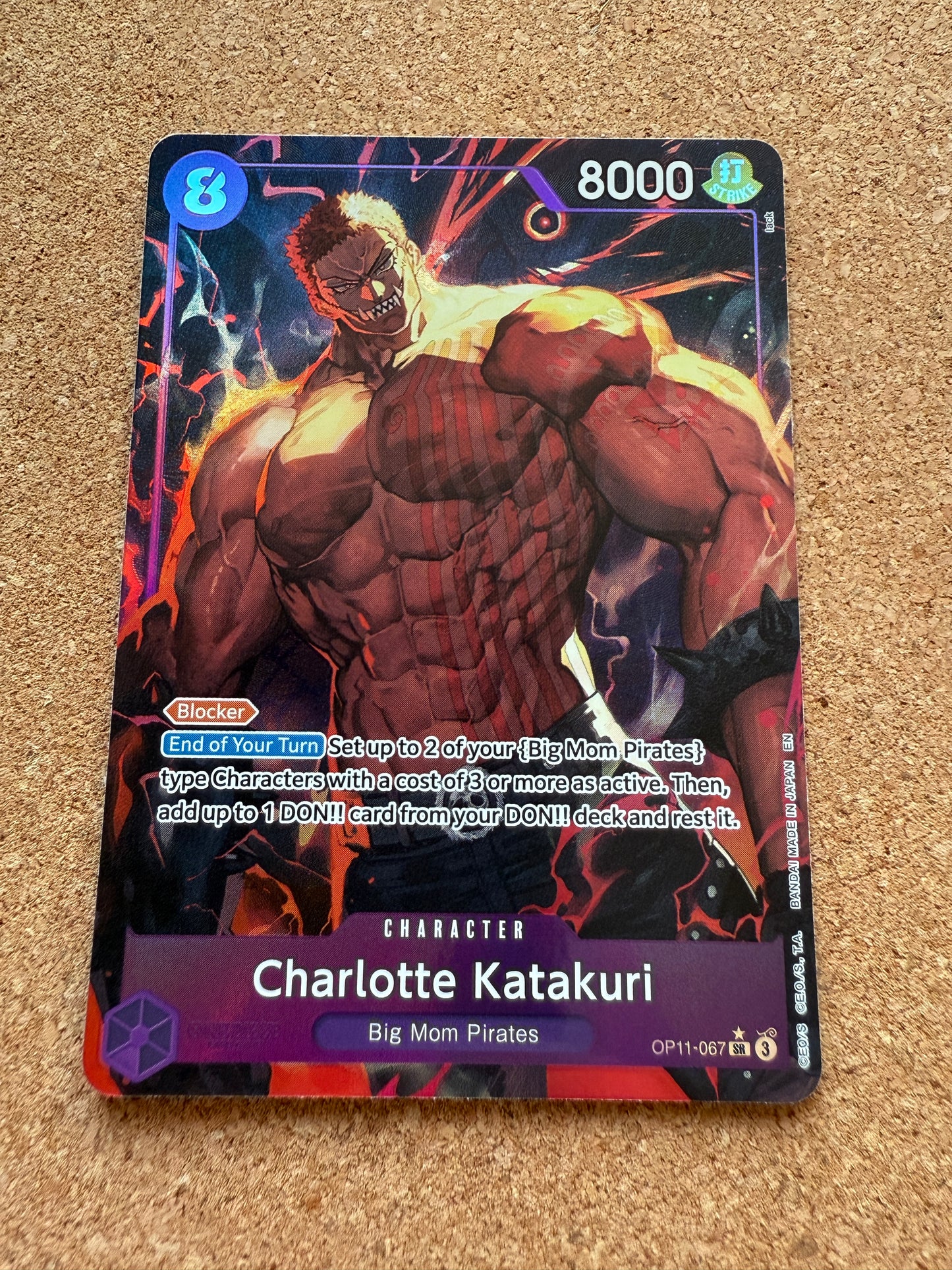 One Piece | Japanese | A Fist of Divine Speed | Katakuri Charlotte | OP11-067 SR Alt