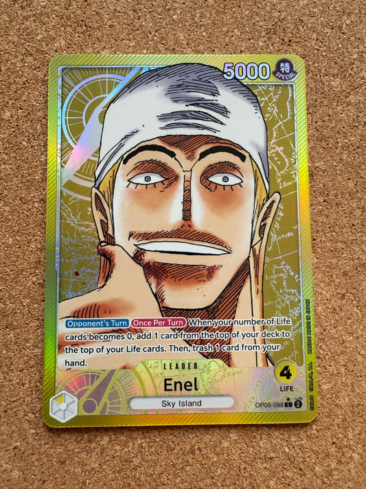 Enel [Alternate Art] OP05-098 | One Piece | Awakening Of The New Era