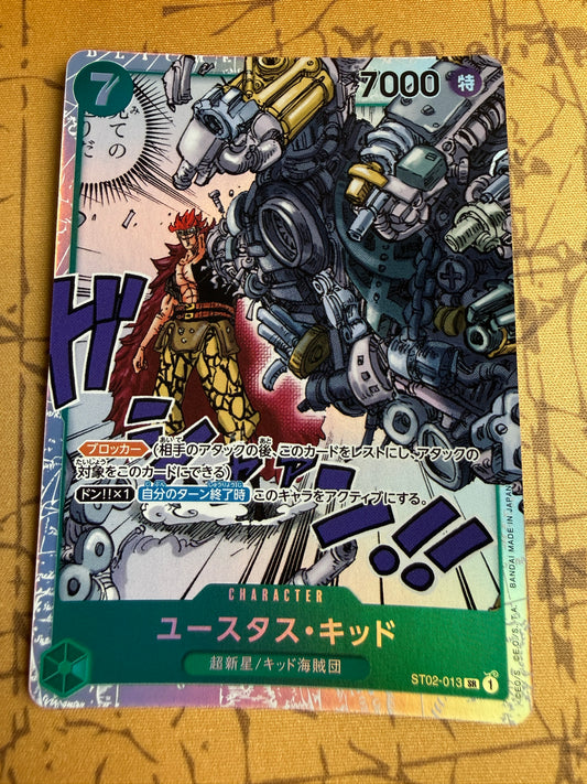 Eustass Captain Kid ST02-013 One Piece Japanese Starter Deck 2: Worst Generation