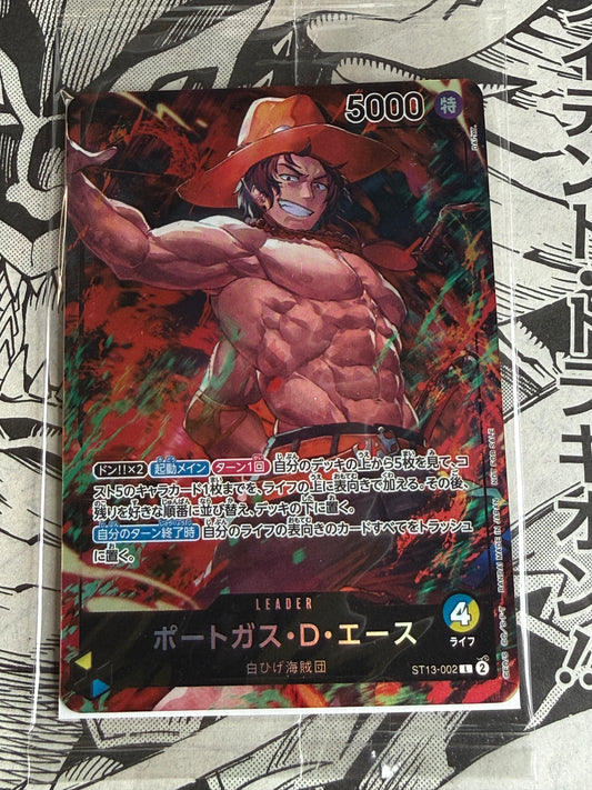 Portgas D Ace | ST13-002 | Sealed Promo Seven Eleven | One Piece Japanese