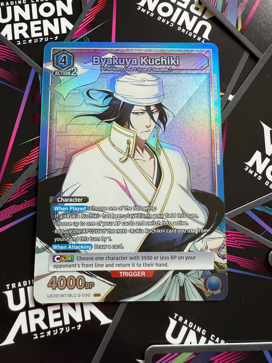 Union Arena | Thousand-Year Blood War Vol 2 | English | Byakuya Kuchiki SR | UEX01BT/BLC-2-030