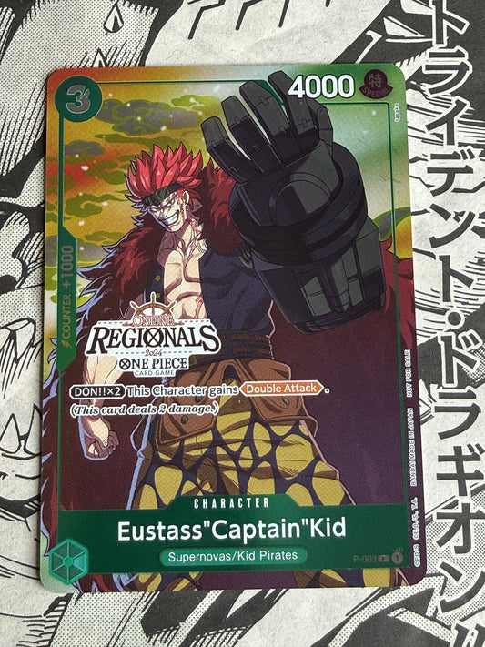 Eustass Captain Kid P-003 (Online Regional 2024 Vol 2)