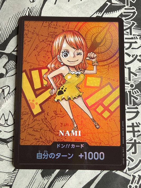DON!! Card [Nami Kumamoto] One Piece Japanese Promo