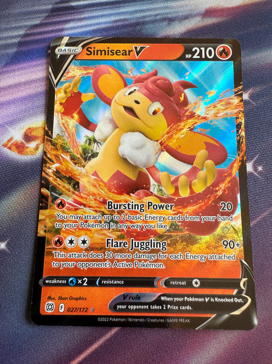 Simisear V #27 | Pokemon | Brilliant Stars