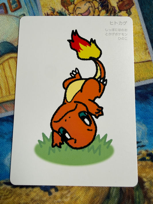 Pokemon Center 2025 Japanese Taruka Playing Card | Charmander