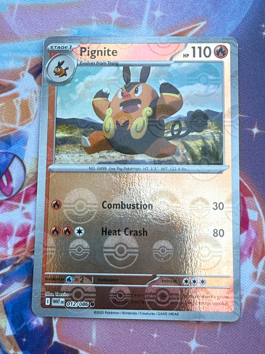 Pignite #12 [Pokeball reverse] | Pokemon | White Flare