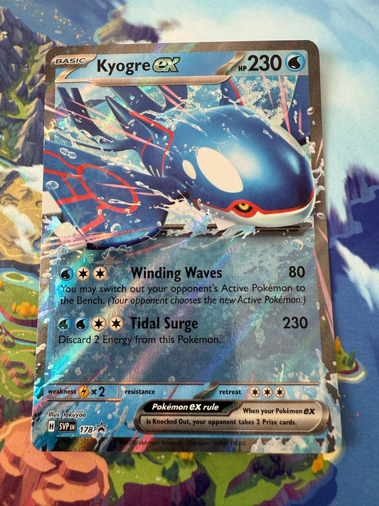 Kyogre Ex #178 Pokemon Promo