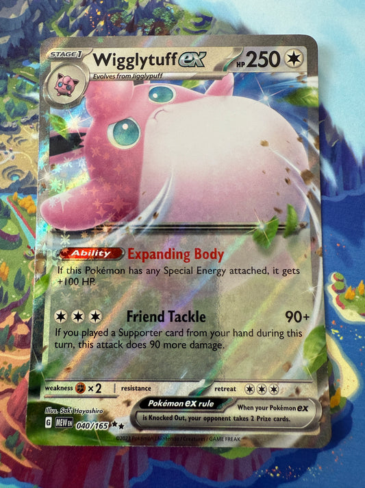Wigglytuff Ex #40 Pokemon Scarlet & Violet 151