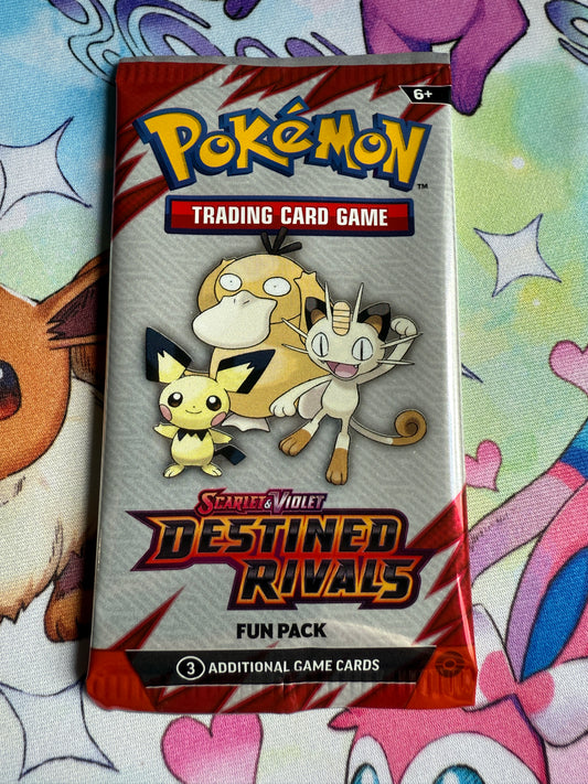 Scarlet and Violet Destined Rivals Fun Pack | Sealed | Includes 3 cards