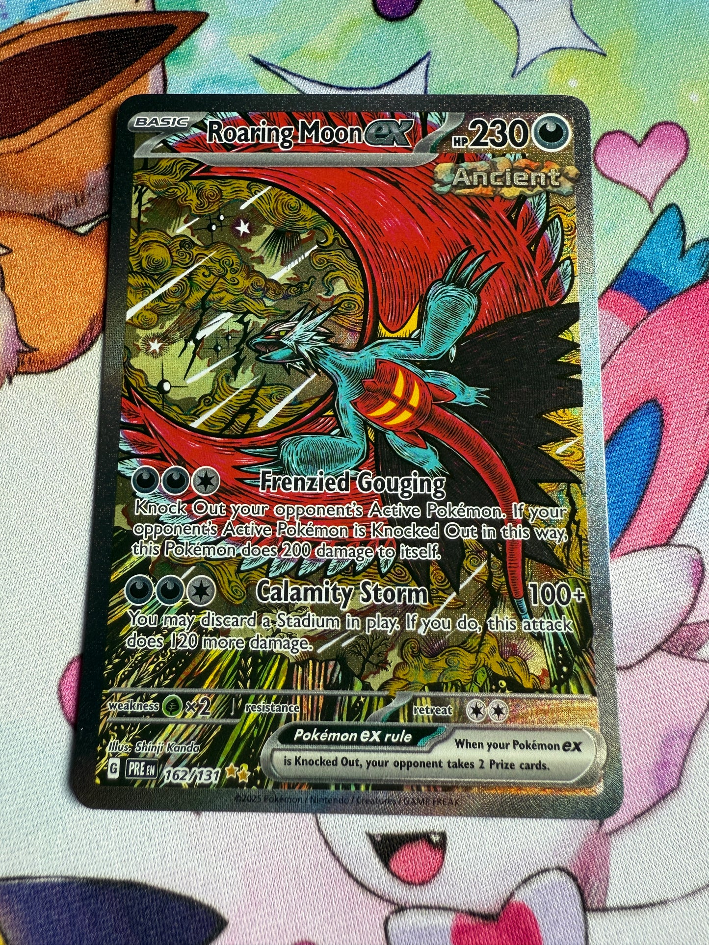 Roaring Moon Ex #162 | Pokemon | Prismatic Evolutions