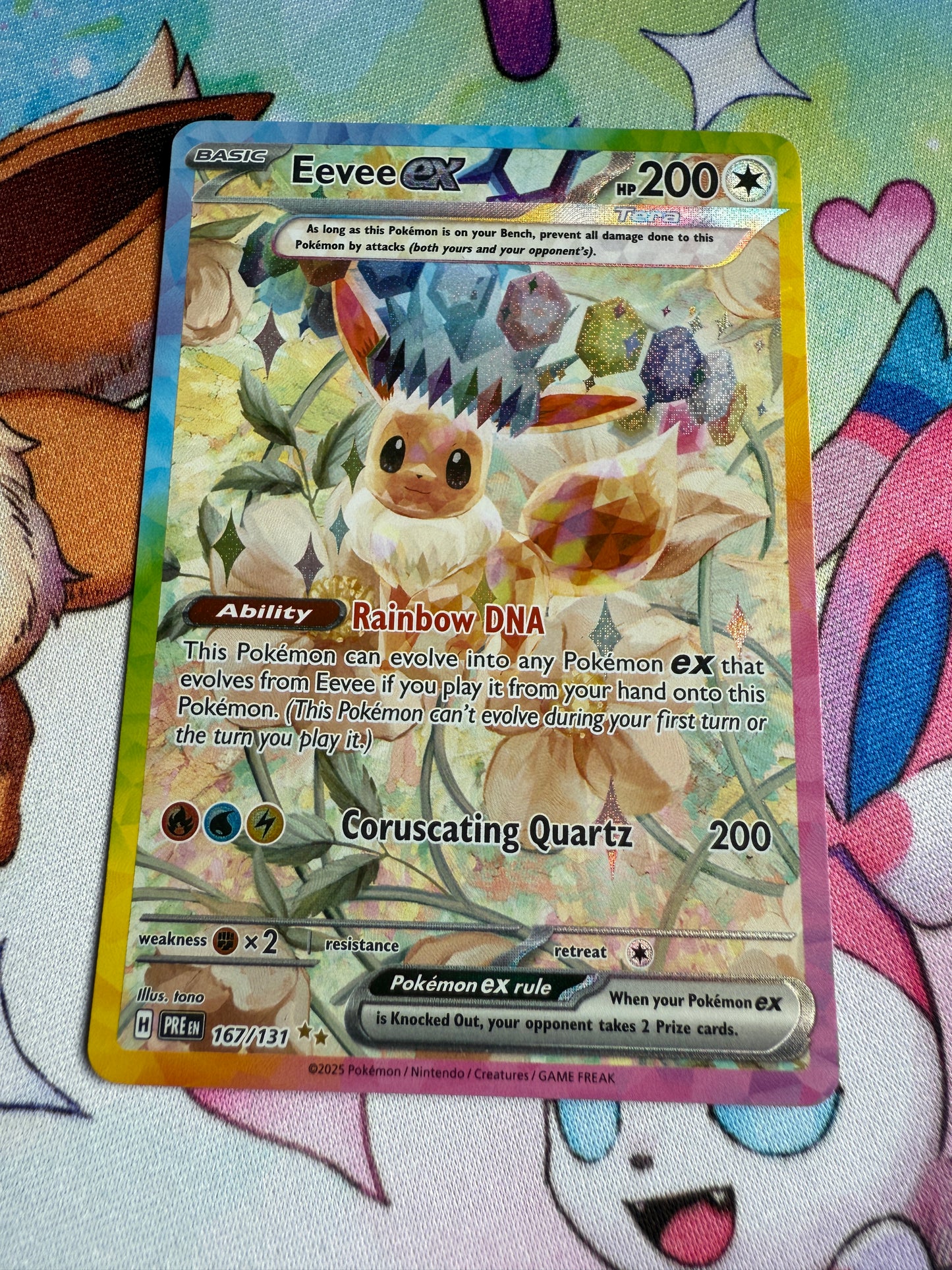 Eevee Ex #167 | Pokemon | Prismatic Evolutions