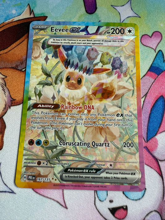 Eevee Ex #167 | Pokemon | Prismatic Evolutions