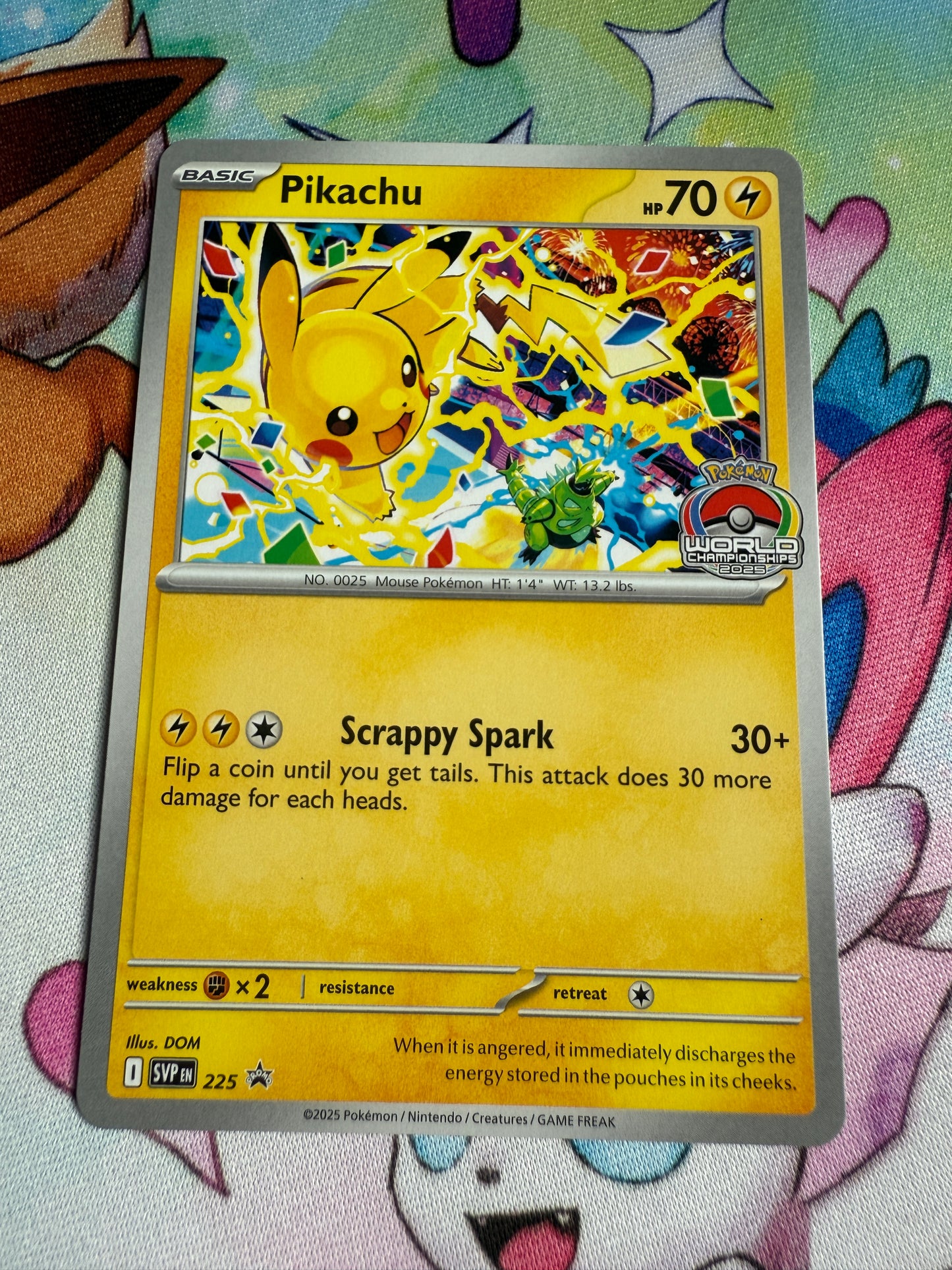 Pikachu [World Championships] #225 Pokemon Promo
