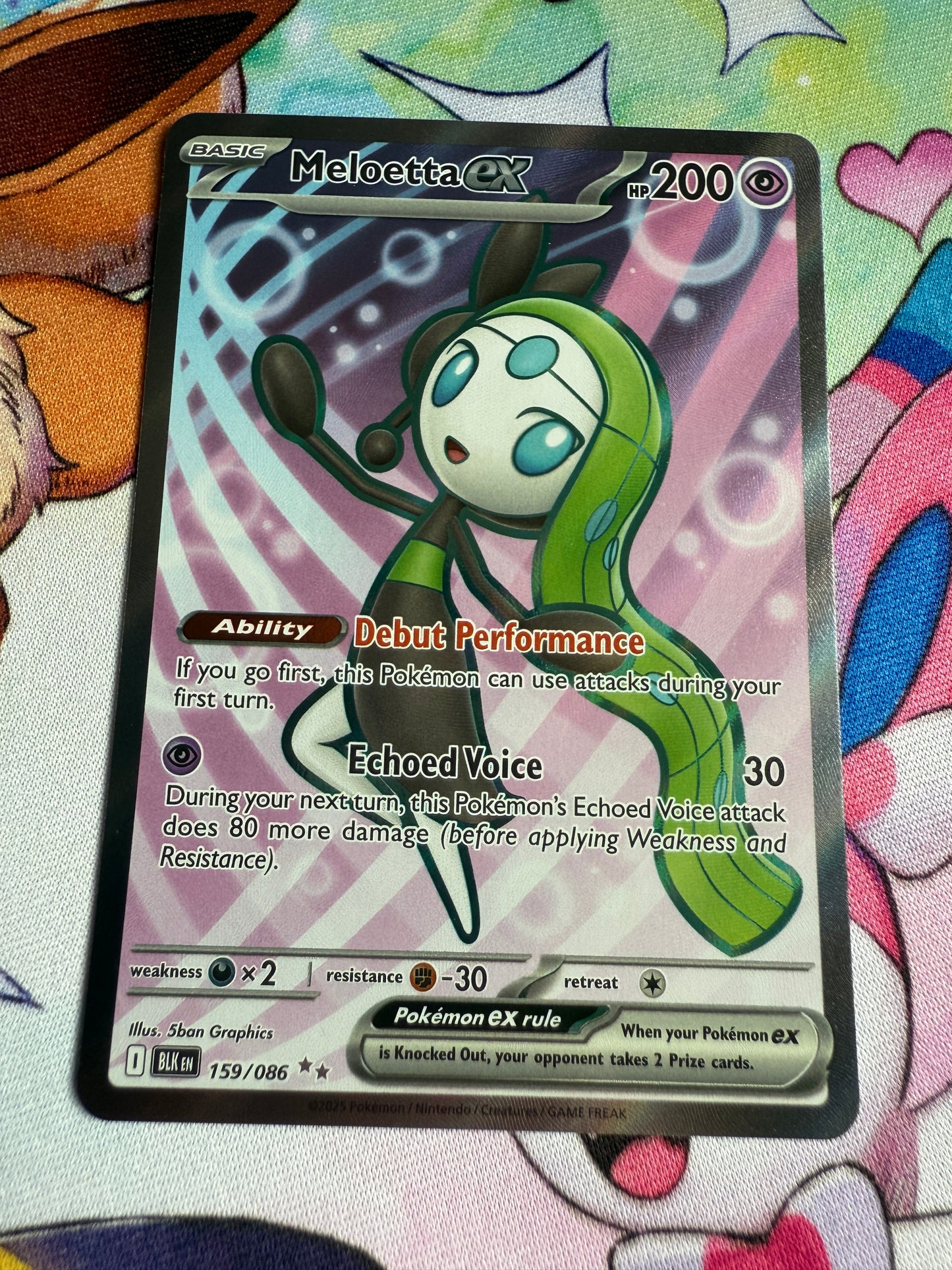 Meloetta EX #159 | Pokemon | Black Bolt / White Flare