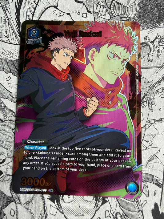 Union Arena | Jujustu Kaisen | Yuji Itadori U* UE03BT/JJK-1-038