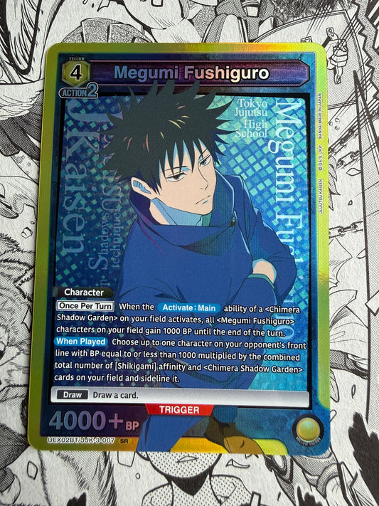 Union Arena | Jujustu Kaisen | Megumi Fushiguro UEX02BT/JJK-3-007 SR