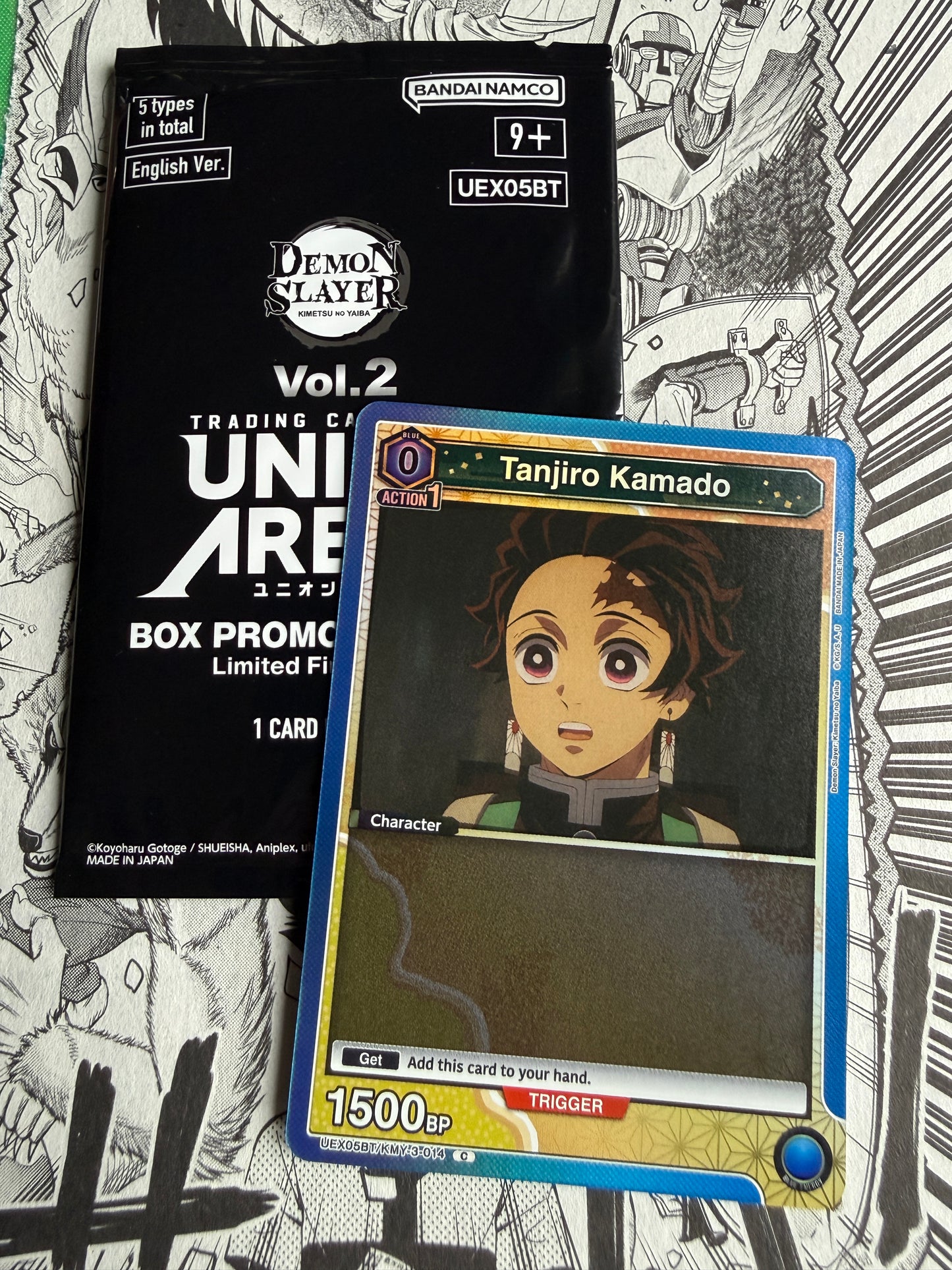 Union Arena | Tanjiro Kamado (Box Topper Foil) UEX05BT/KMY-3-014 | DEMON SLAYER VOL.2
