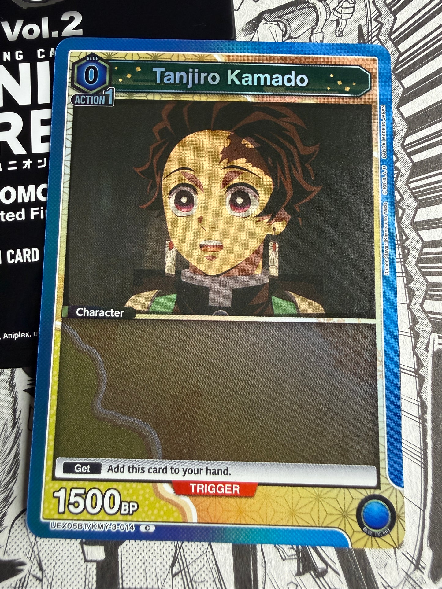 Union Arena | Tanjiro Kamado (Box Topper Foil) UEX05BT/KMY-3-014 | DEMON SLAYER VOL.2
