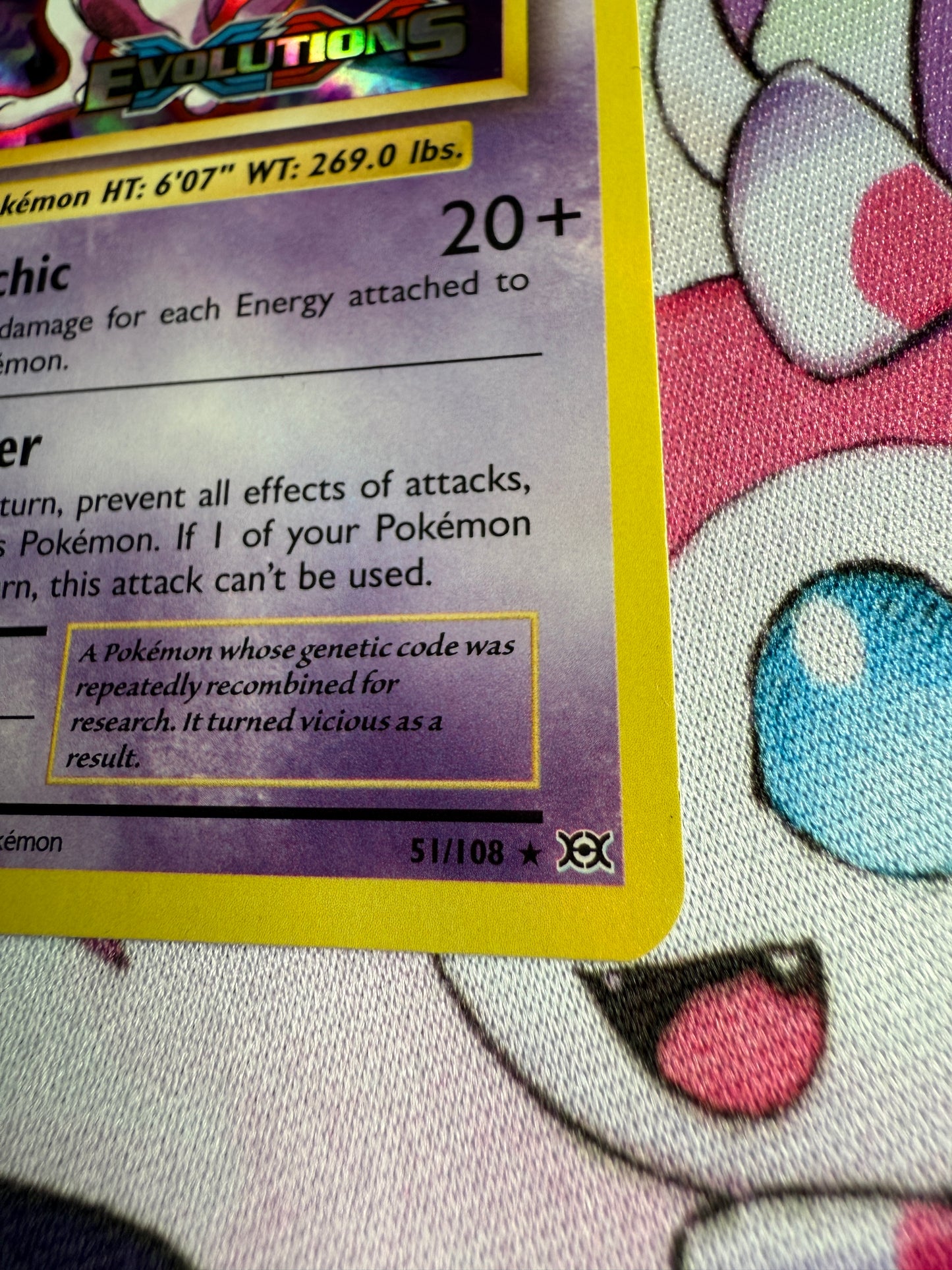 Mewtwo #51 | Pokemon XY Evolutions PRERELEASE STAMPED | Near Mint