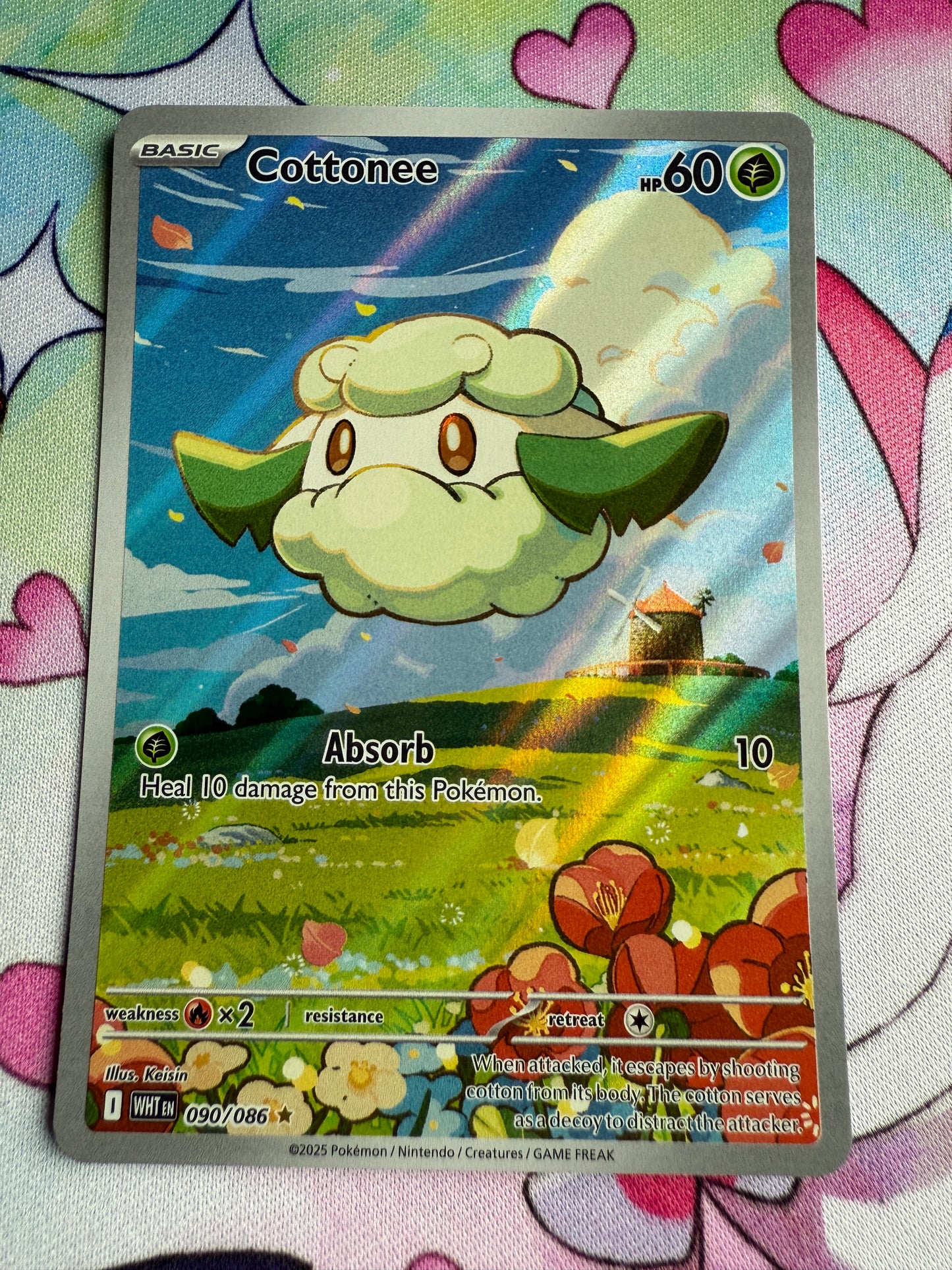 Cottonee #90 | Pokemon | White Flare
