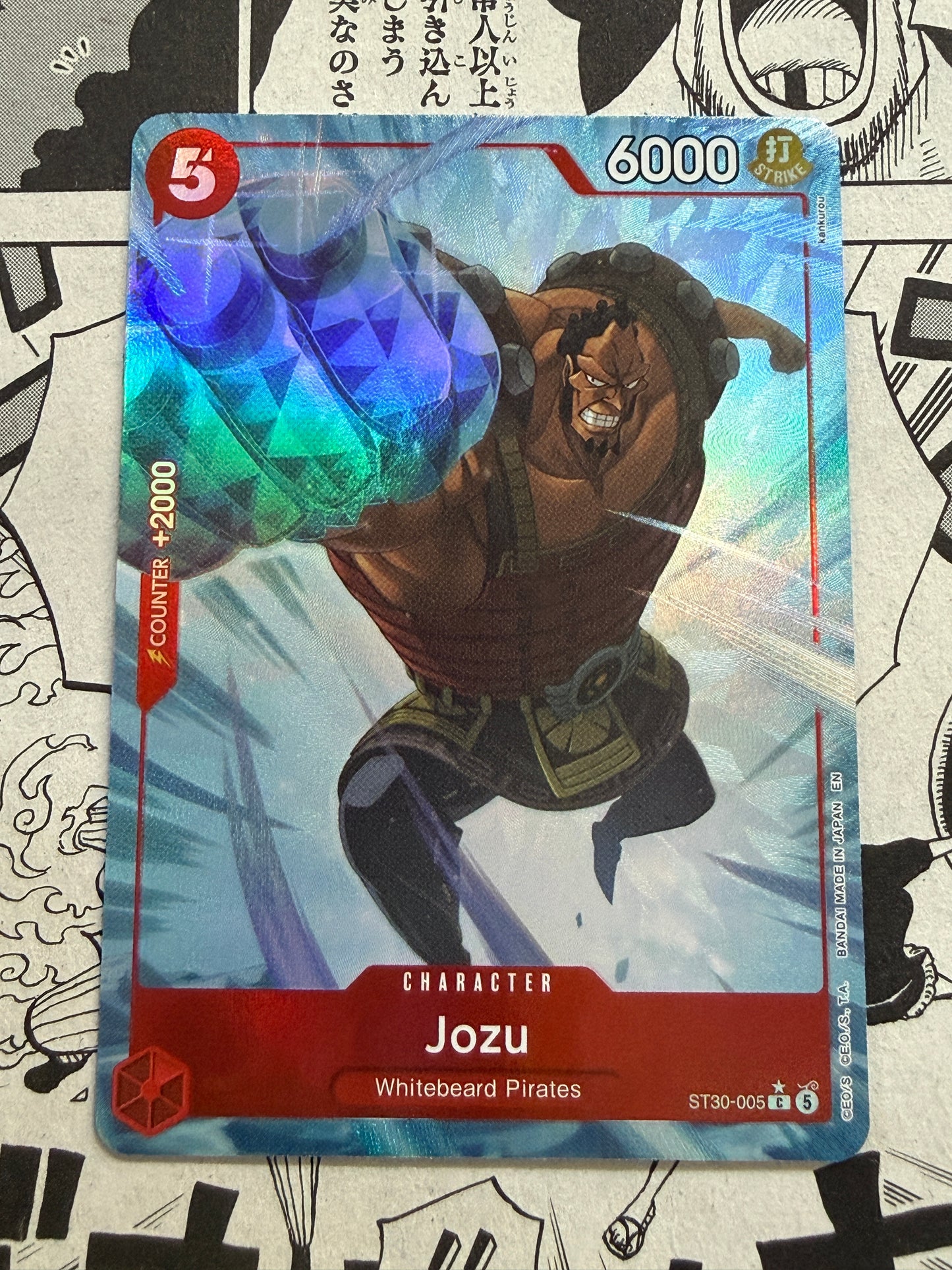 Jozu [Alternative Art] C* | ST30-005 | One Piece | Starter Deck EX: Ace and Luffy