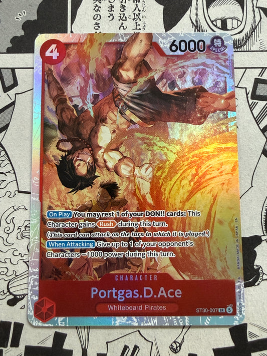 Portgas D Ace | ST30-007 SR | Starter Deck EX: Luffy and Ace | English