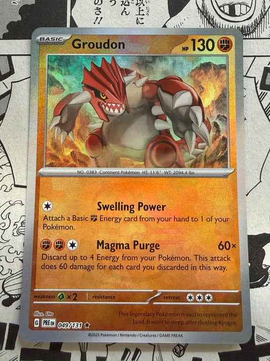Groudon [Master Ball] #49 Pokemon | Prismatic Evolutions