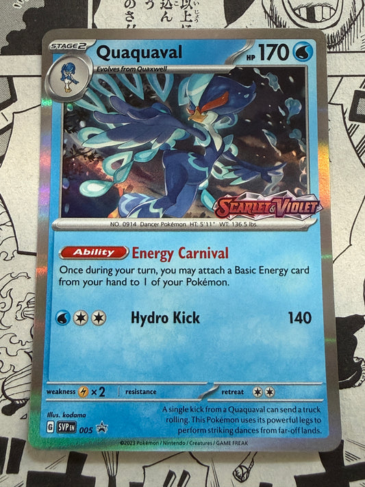 Quaquaval #5 [Scarlet and Violet] | Pokemon Promo | Stamped