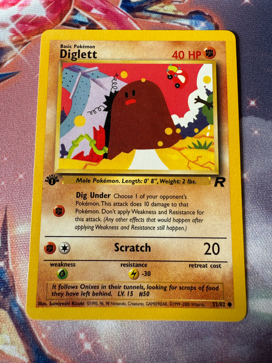 Diglett [1st Edition] #52 | Pokemon | Team Rocket