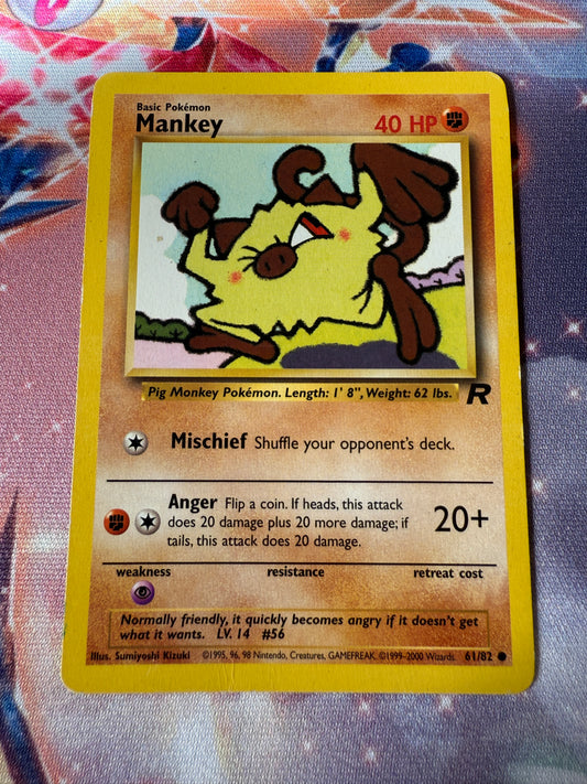 Mankey #61 | Pokemon | Team Rocket