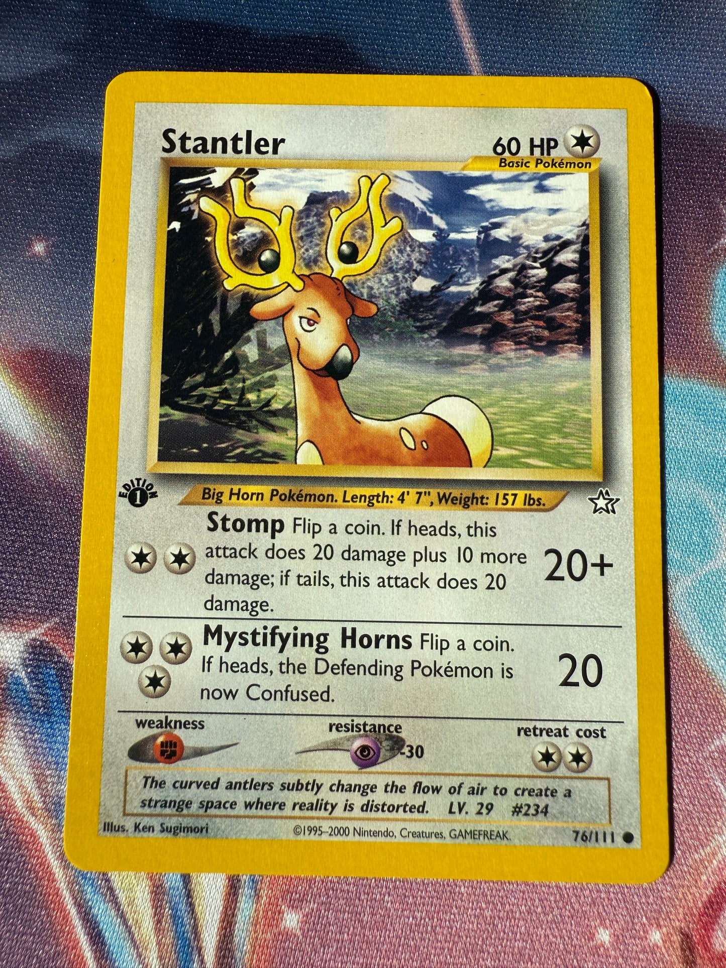 Stantler [1st Edition] #76 Pokemon Neo Genesis