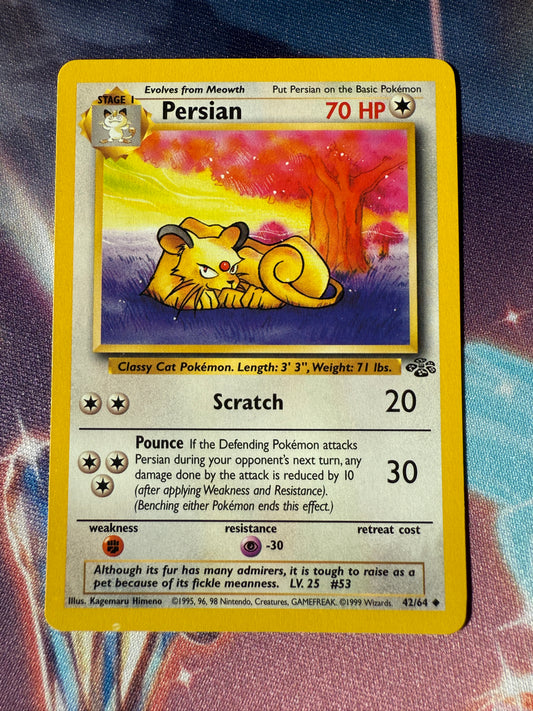 Persian #42 Pokemon Jungle
