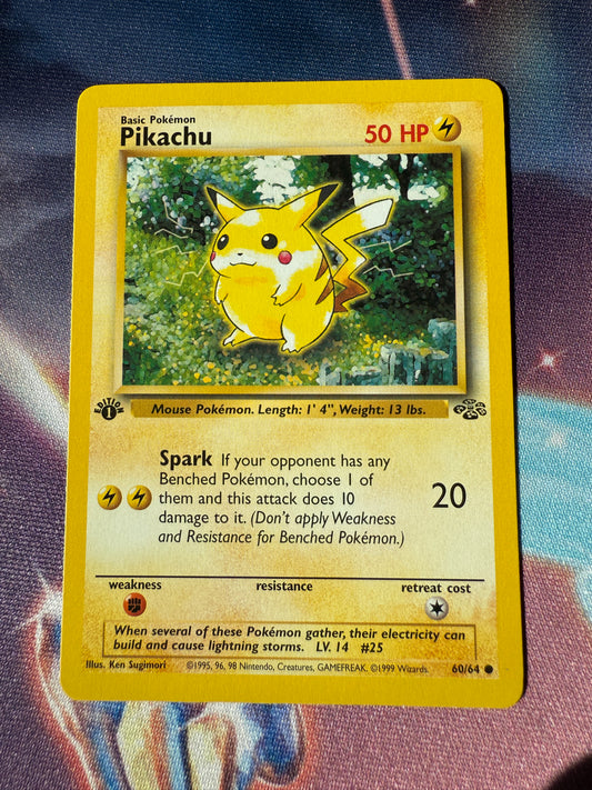 Pikachu [1st Edition] #60 Pokemon Jungle