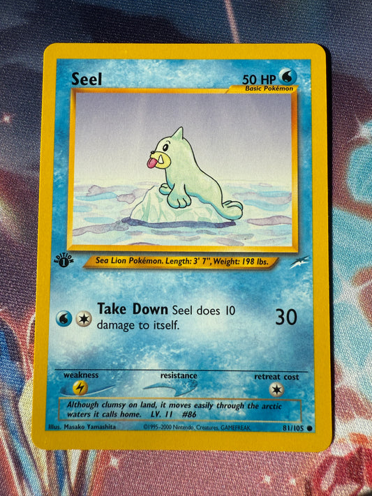 Seel [1st Edition] #81 Pokemon Neo Destiny