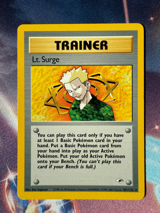 Lt. Surge #101 Pokemon Gym Heroes