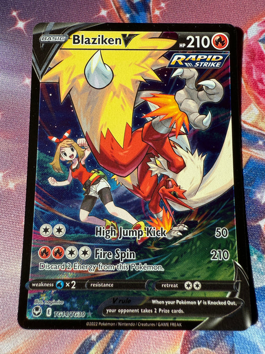 Blaziken V #TG14 Pokemon Silver Tempest