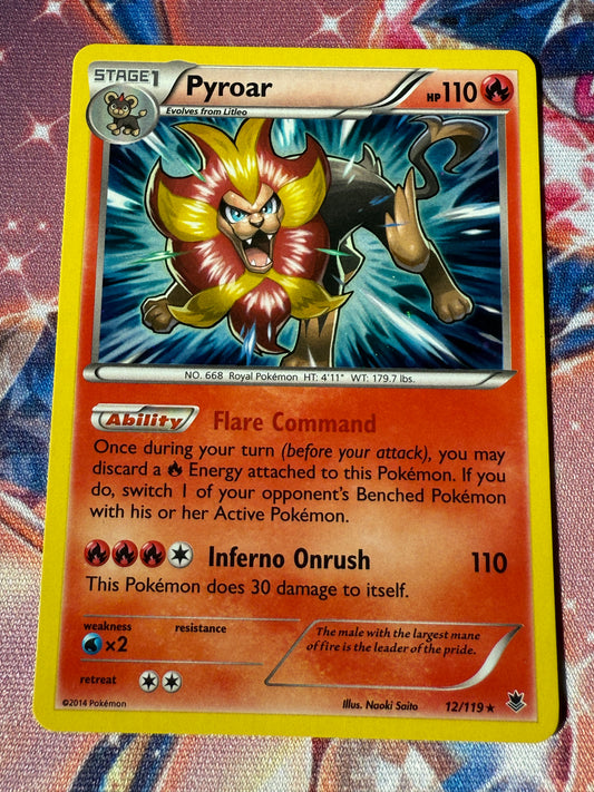 Pyroar [Cosmos Holo] #12 Pokemon Phantom Forces