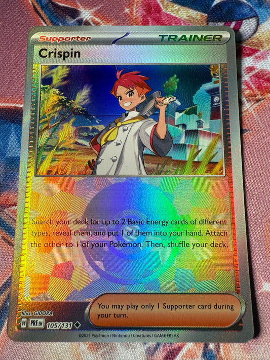 Crispin [Poke Ball] #105 Pokemon Prismatic Evolutions