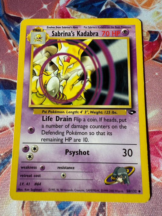 Sabrina's Kadabra #58 Pokemon Gym Challenge
