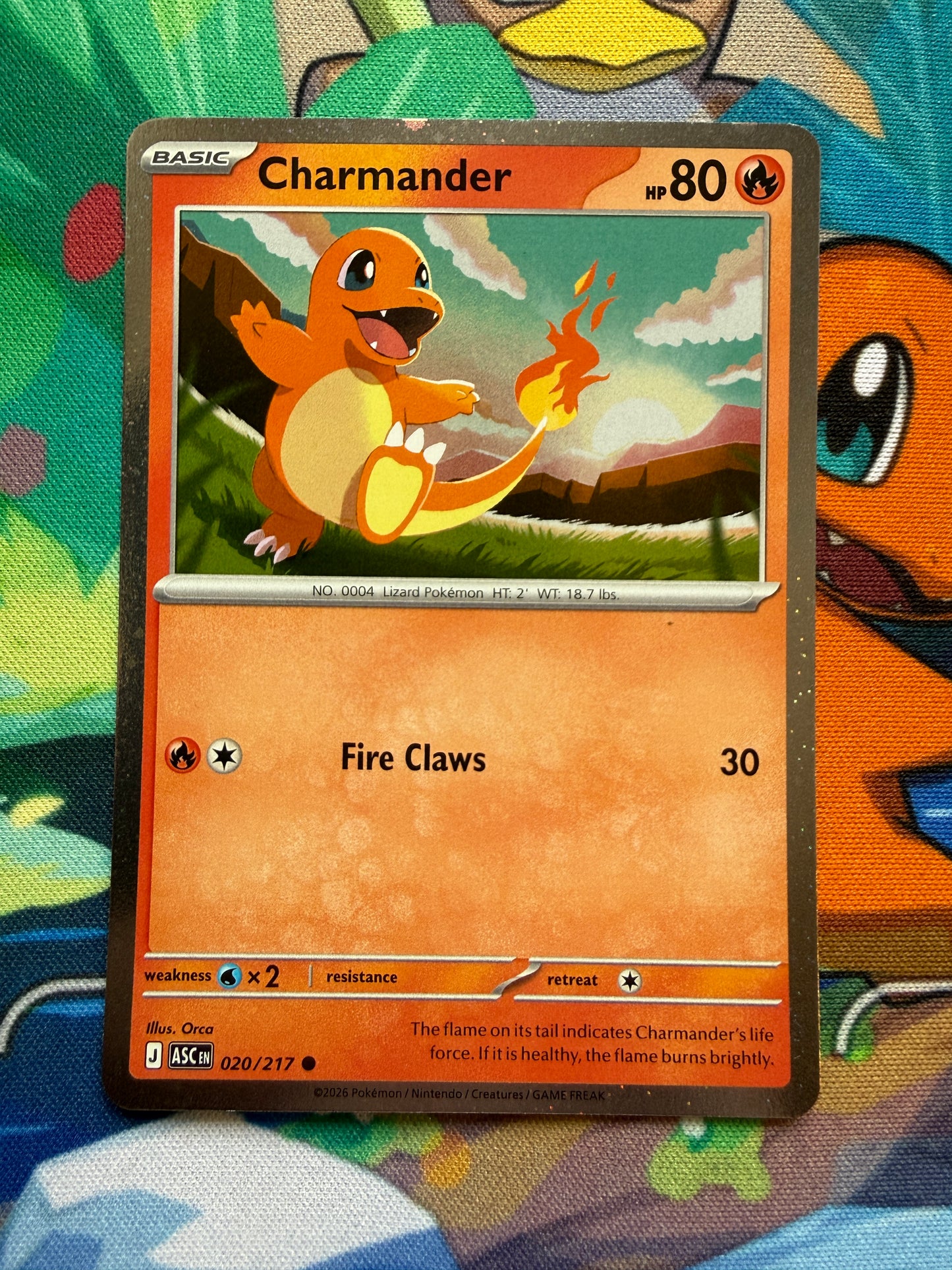 Charmander #20 Cosmo Holo Promo | Ascended Heroes