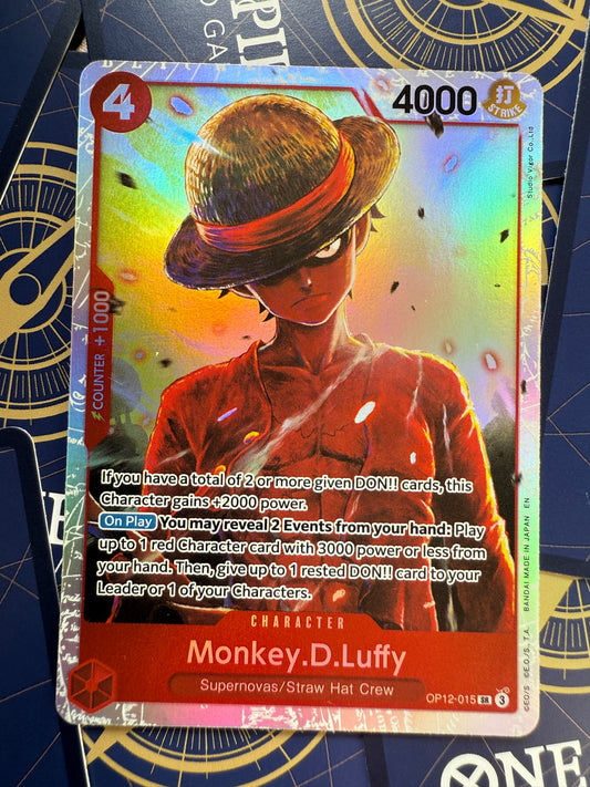 Monkey.D.Luffy OP12-015 SR One Piece Legacy Of The Master