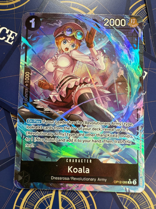 Koala [Alternate Art] OP12-086 One Piece Legacy Of The Master
