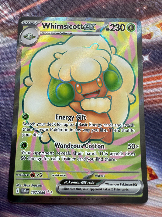 Whimsicott Ex #159 | Pokemon Japanese | White Flare