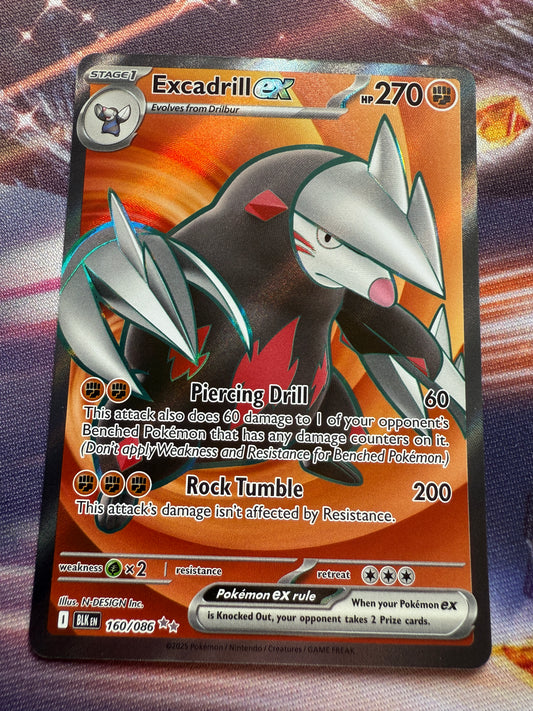 Excadrill Ex #160 | Pokemon Black Bolt