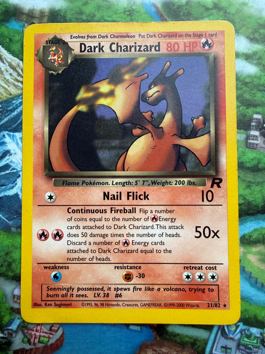 Dark Charizard #21 Pokemon Team Rocket