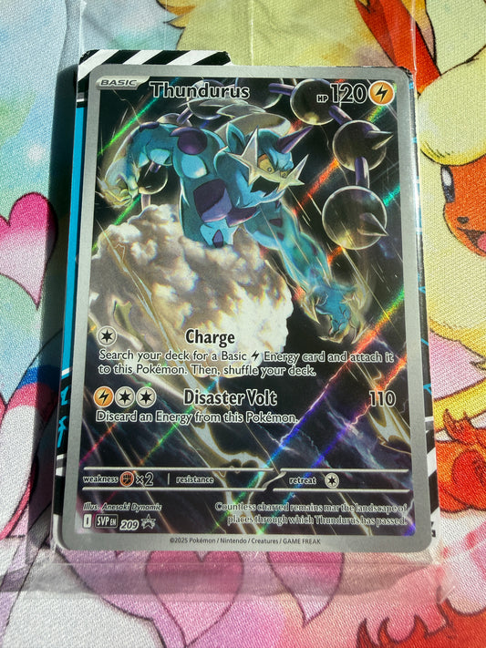 Thundurus #209 [Promo] | Black Bolt / White Flare - SEALED
